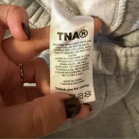 Aritzia TNA Cozy Sweatfleece Mega Cargo™ Jogger – Heather Grey – XS - Picture 6 of 7